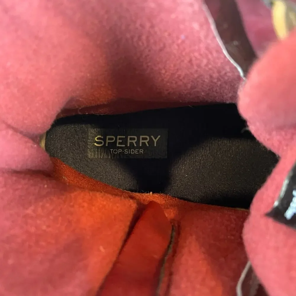Sperry Top Sider Wool Saltwater Duck Boots Women's Size 8